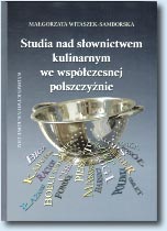 Studia na słownictwem kulinarnym: Witaszek-Samborska